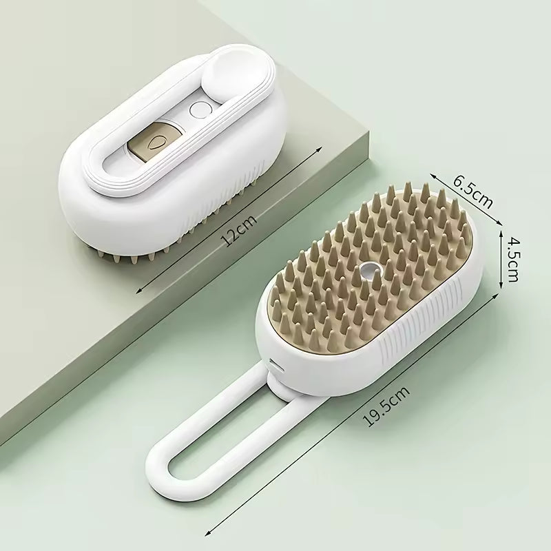 Brosse à vapeur PureClean pour chat et chien, vue de face