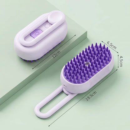 Dimensions de la brosse à vapeur PureClean : 19,5 x 6,5 x 4,5 cm